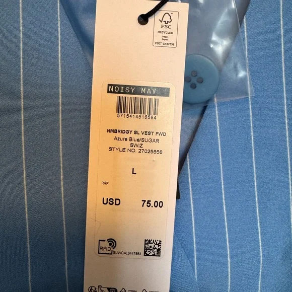 Pinstriped Vest - Picture 10 of 13